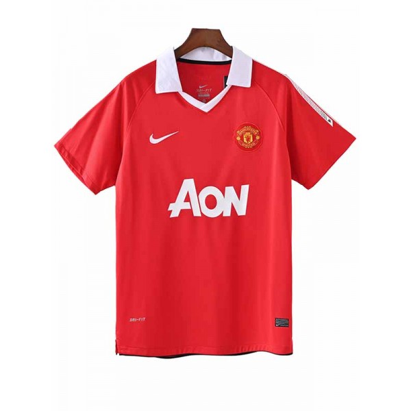 Manchester united home jersey mens retro shirt 2010-2011